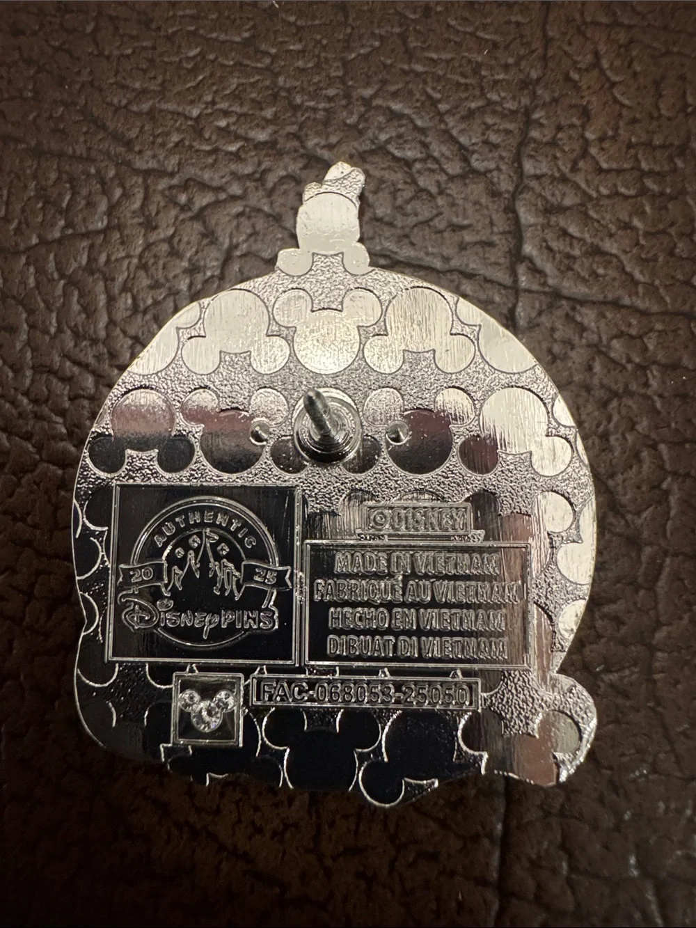 Santa Stitch with Scrump Disney trading pin
